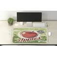 thumbnail image 2 of Fruit Computer Mouse Pad, Advertisement for Apples Design Grunge Style Torn Worn out Background Colorful Image, Rectangle Non-Slip Rubber Mousepad X-Large, 35" x 15", Multicolor, by Ambesonne, 2 of 2