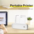 thumbnail image 3 of Riwcyla A4 Portable Thermal Transfer Printer Wireless&USB with Mobile Computer for Office School Comes with 1pc Thermal Paper Roll Compatible with Windows / System Inkless Printing PDF File Webpa, 3 of 6