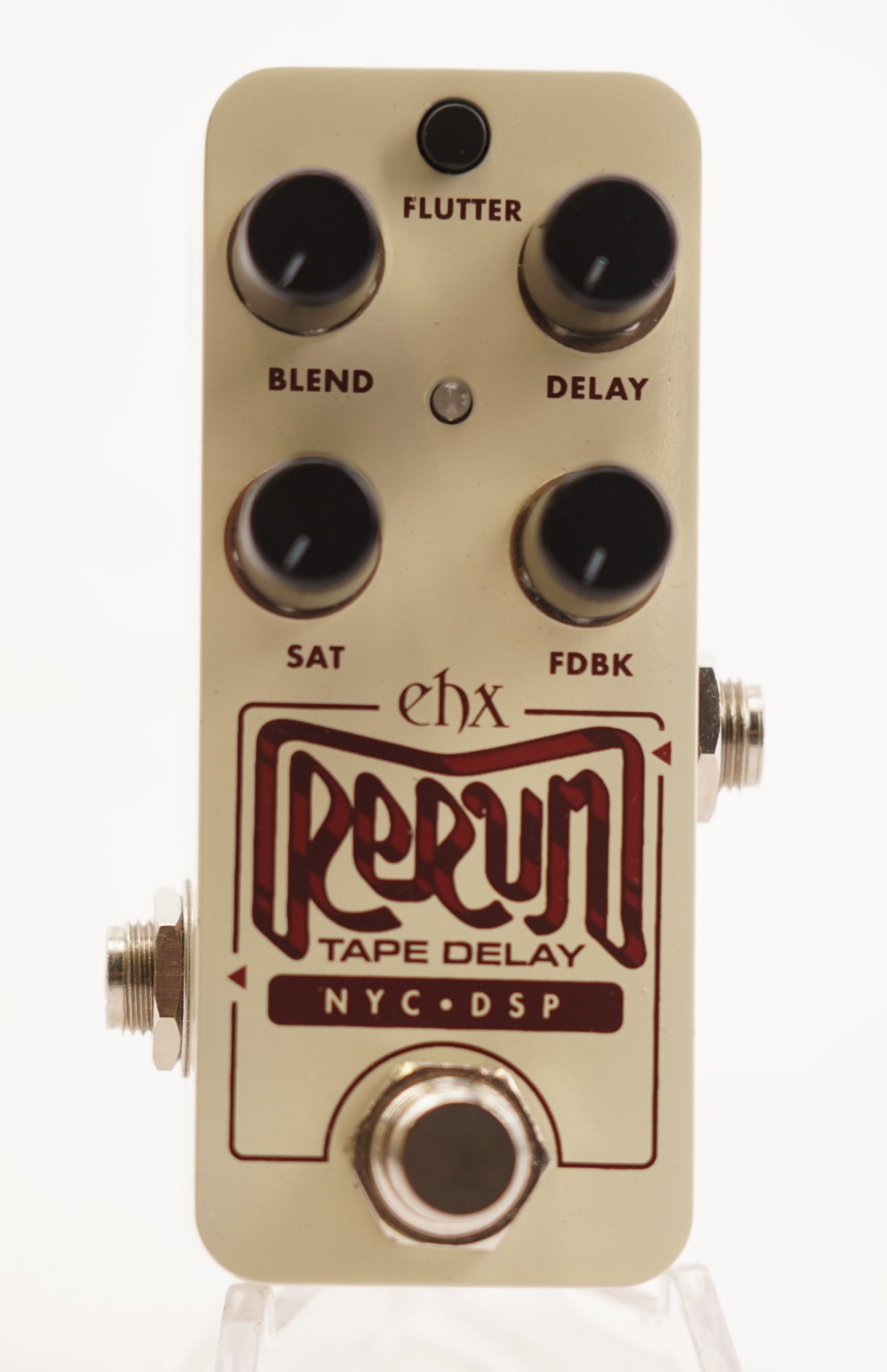 Pre-Owned Electro-Harmonix Rerun Tape Delay Effects Pedal Cream