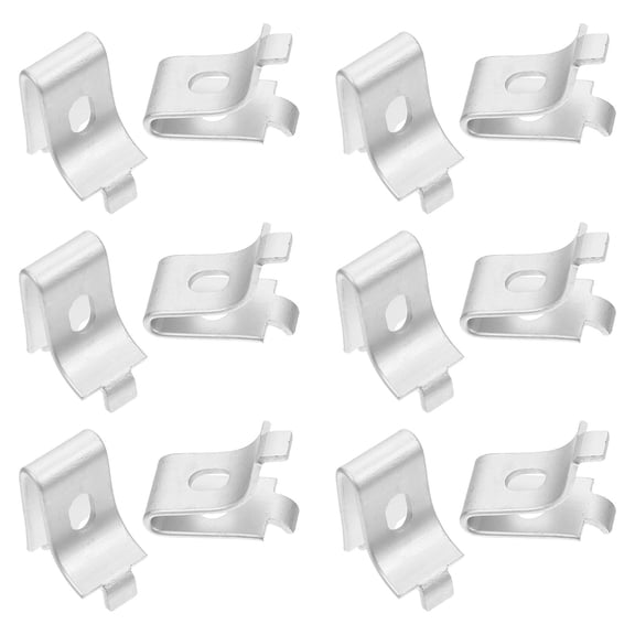 WASHWEPE Adjustable Shelf Support Clip 50 Pcs Silver for Home Organization