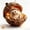 8#, variant on 3D Forest Animal Acorn Ornaments Resin Hanging Ornaments for Christmas Tree Realistic Animal Figures Home, Party Decor, Cozy Forest Theme Collection