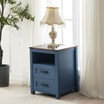 thumbnail image 2 of Nightstand with Charging Station, Sturdy Bedside Table with Storage Drawers & Shelf, End Table with USB Ports & Outlets, Night Stand for Bedroom, 2 of 13