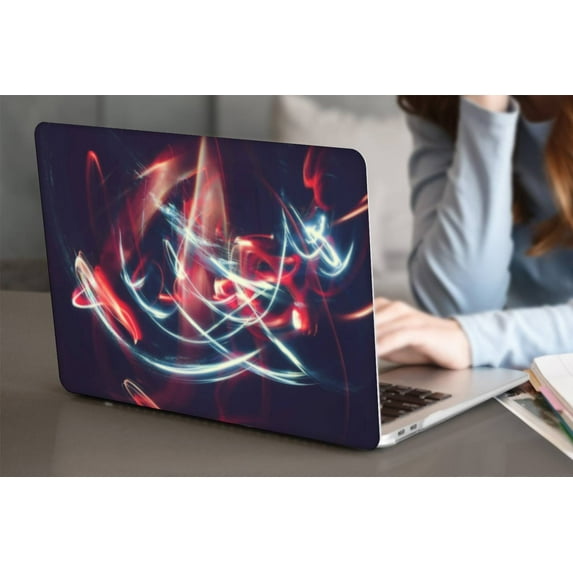 KSK KAISHEK Only for MacBook Air 13 inchs Case 2022 - 2018 Release Model A2337 m1 A2179 A1932, Plastic Hard Case + Black Keyboard Cover, Flower 0052