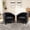 Black, variant on MOONMISS Barrel Accent Chair Club Armchairs(Set of 2),Comfy chairs for Living Room,Bedroom,Brown