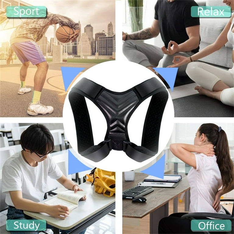 Back Posture Corrector Brace For Women And Men, Comfortable Effective Upper Back  Posture Brace, Back Support Adjustable Posture Correction Brace For Back,  Shoulder, And Neck Pain Relief By (S) 