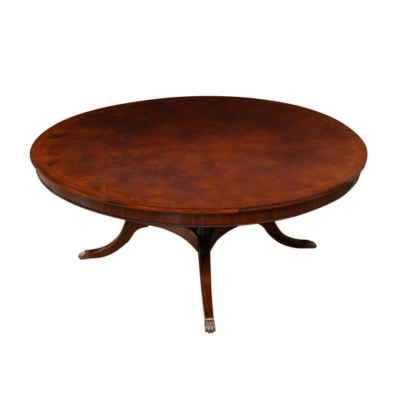 72" Round Mahogany Table