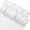 White, variant on Black Gold Silver Crepe Paper Streamers 10 Rolls 820 ft Pack of Crepe Paper for Graduation Christmas New Year Wedding Birthday Party Decorations (1.8 Inch x 82 Ft/Rolls)