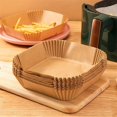 thumbnail image 3 of Square Air Frying Pan Paper Silicone Oil Paper Tray Oil Absorbing Food Pad Log Paper Baking Disposable Household Baking, 3 of 7