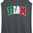 thumbnail image 3 of Instant Message - Team Italy - Women's Racerback Tank Top, 3 of 6