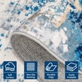 thumbnail image 3 of 5x7 Area Rugs Modern Abstract Faux Wool Rug Ultra-Soft Low Pile Accent Rug Stain Resistant Carpet Machine Washable Rugs for Bedroom with Non Slip Backing, 3 of 7