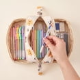 thumbnail image 5 of 2026 New Cute Pencil Case,Large Corduroy Zippered Pencil Case Pouch, aesthetic Pencil Bag with Compartments, Pencil Pouch School Supplies, 5 of 7