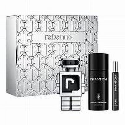 Set Paco rabanne phantom for men (3 piezas) eau de toilette 100 y 10 ml., desodorante 100 ml.