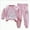 A2-198-Pink, variant on Toddler Boy Girl Clothes Contrast Color Boys Long Sleeve Letter Sweatshirt Pants Set Outfit 2PCS Long Sleeve Sweatshirts Jogger Pants Set 12-24 Months,3-4 Years