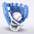 thumbnail image 4 of OUNONA Thicken Infield Pitcher Baseball Gloves for Sports Use Blue PU PVC Durable Infielder's Glove 12.5 Inch, 4 of 8