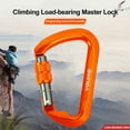 thumbnail image 3 of Bsvklp Mosquetón Escalada 30 KN para Escalada en Camping (tornillo Naranja), 3 of 9