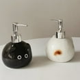 thumbnail image 6 of Ceramic Siamese Cat Hand Sanitizer Press Bottle Toilet Shampoo Shower Gel Packaging Bottle Dispenser For Liquid Soap, 6 of 9