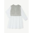 thumbnail image 3 of Free Assembly Girls Sweater Vest Dress, Sizes 4-18, 3 of 4