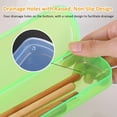 thumbnail image 4 of 1PC Plastic Toothbrush Travel Case, Lightweight Portable Toothbrush & Toothpaste Holder for Travel, Business Trips, Gym and Home Use, 4 of 8