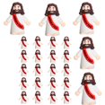 thumbnail image 1 of 64 mini figuras de Jesús, Pascua Jesús te ama, juguetes de Cristo, pequeñas figuras de Cristo para esconder y buscar regalos de fiesta religiosa de la escuela dominical, regalo ,25pcs-Red, 1 of 7