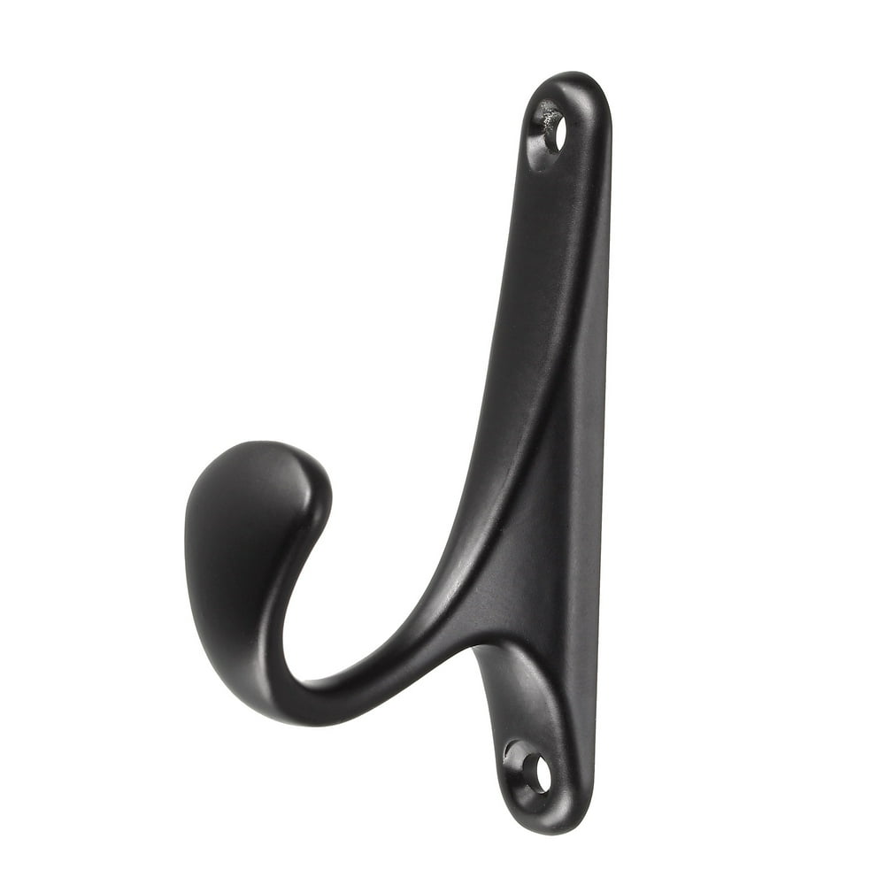 Decorative Curtain Drapery Holdback Wall Mounted Hook for Window Black