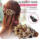 thumbnail image 2 of Pinza para el pelo con diamantes de imitación para mujeres y niñas, pinzas para el pelo elegantes y gruesas, accesorios para el cabello largo, 2 of 8