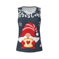 thumbnail image 4 of Haiem Three Cute Christmas Gnomes Workout Tank Tops for Women, Athletic Sports Slim-Fit Tank Tops, Compression Sleeveless Dry Fit Shirts,Athletic Shirt-XX-Large, 4 of 9
