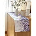 thumbnail image 5 of Table Runner 72 Inches Long for Kitchen Dining, Purple Leaves Dresser Scarf Farmhouse, Dining Table Decorations for Wedding/Parties, Summer Botanical 18 x 72 In, 5 of 8