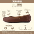 thumbnail image 3 of Cushionaire Maki Tabi Flats for Women, Split Toe Ballet Flats with Flexible Sole and Cushioned Footbed, 3 of 15