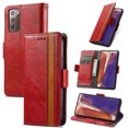 thumbnail image 1 of Case for Samsung Galaxy Note 20 5G Cover Leather Wallet Folio Case Book Design Flip Magnetic Closure - Red, 1 of 5