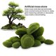 thumbnail image 2 of Rocas de musgo artificiales Afortunado 30 piezas 3 tamaños bolas de musgo verde Sencillez, 2 of 4