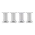 thumbnail image 1 of QualitChoice Adjustable Metal Furniture Beds Height Increasing Non-slip Height With For Height Furniture All Of Height Increasing white 4pieces【 8-12 cm】, 1 of 6