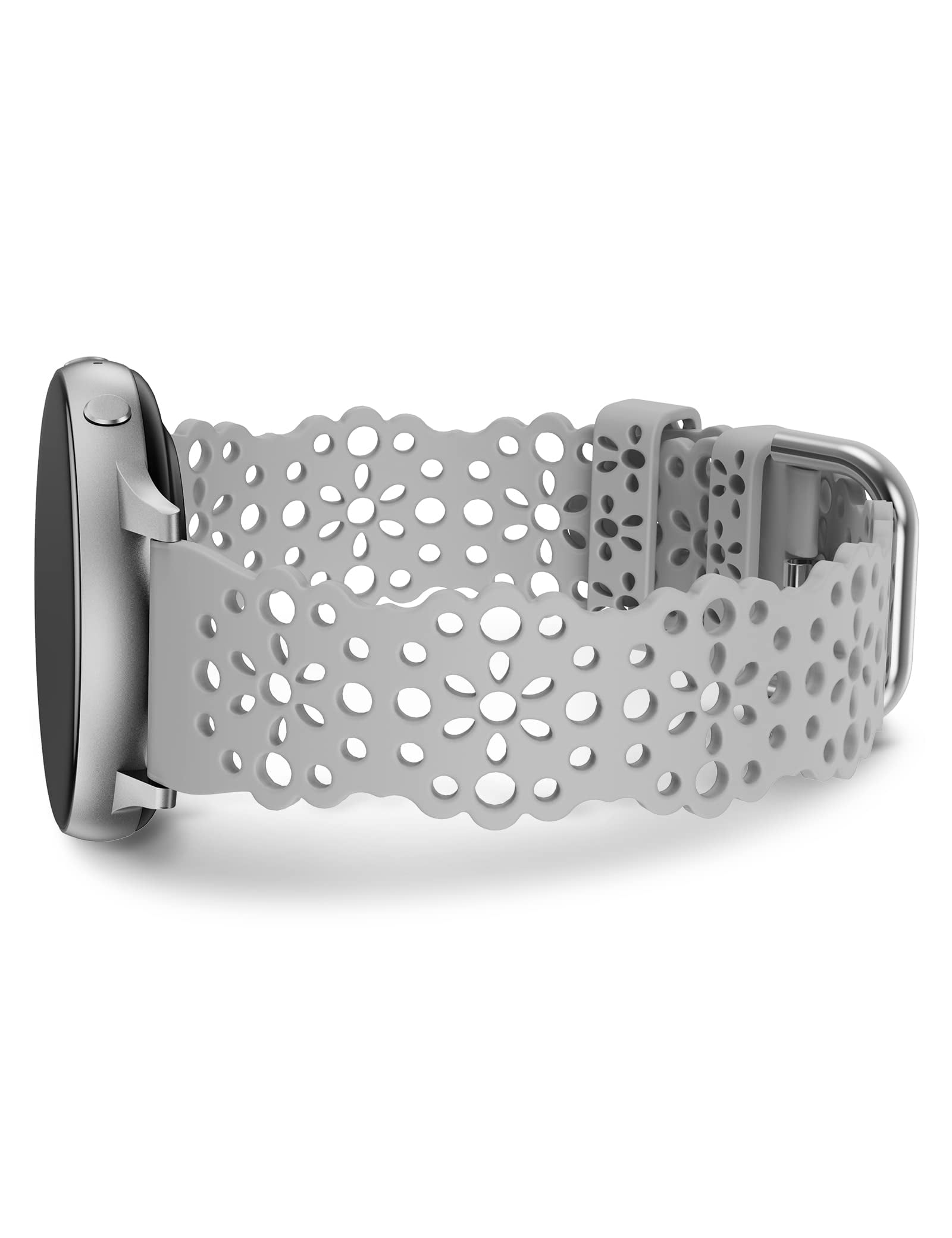 TOYOUTHS 20mm Lace Silicone Band Compatible with Samsung Watch 5/Galaxy