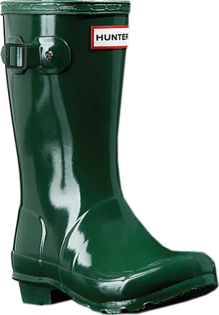 hunter green gloss boots