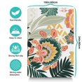 thumbnail image 5 of Boho Retro Floral Pet Feeding Mat-Absorbent Pet Placemat for Food and Water Bowl, with Waterproof Rubber Backing, Quick Dry Water Dispenser Mat for Dog and Cat (16"x24"), 5 of 7