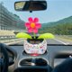 thumbnail image 4 of Inteprter Maceta con energía Solar, adornos que sacuden el baile, de alféizar, decoraciones para coche, girasol, vehículo, oficina en casa Decoración del hogar flor de seis petalos Inteprter HA044867-06, 4 of 6