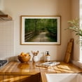 thumbnail image 3 of Trail at Hoyt Farm Nature Preserve, Commack 01 - Commack New York Photography Woodland Forest Nature Rustic Scenic Wilderness Countryside Oak Framed Wall Art Print 24 x 36 inches, 3 of 6
