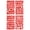 Candy Apple, variant on Recollections Block Alphabet Stickers, 12 Packs: 160 ct. (1,920 total)