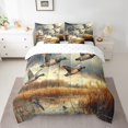 thumbnail image 2 of Mallard Full Bedding Set Duck Hunting 7 Pieces Comforter Sets for Kids Boys Man Flying Duck Lighting Sheet Set,Rustic Decor Wildlife Animlas Farmhouse Style Bed Set, 2 of 5