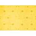 thumbnail image 1 of Ahgly Company Indoor Rectangle Solid Yellow Modern Area Rugs, 2' x 4', 1 of 4