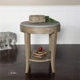 thumbnail image 2 of Bowery Hill Contemporary Birch Wood Round Accent Table, 2 of 6