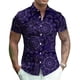 thumbnail image 3 of Camisas de playa de lujo para hombre y mujer, camisas de manga corta con solapa y estampado 3D vintage, ropa de calle, verano 2024, 3 of 5