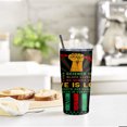 thumbnail image 2 of Protest Black Lives Matter No Human 20oz Tumbler, Insulated Stainless Steel Water Bottle Portable Travel Coffee Tea Mug Cup, 2 of 6