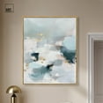 thumbnail image 3 of Morning Dew II Canvas Moody Abstracts by Art Remedy, Gold Frame, 36 x 45, 3 of 7