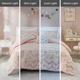 thumbnail image 2 of Codi Teen Girl Bedding Sets, Queen/Full Size Pink Comforter 4 Piece Set For Girls Teen/Kids - Includes 1 Blush/Gold Comforter, 2 Pillow Shams, 1 Decorative Pillow - All Seasons Warm, 2 of 2