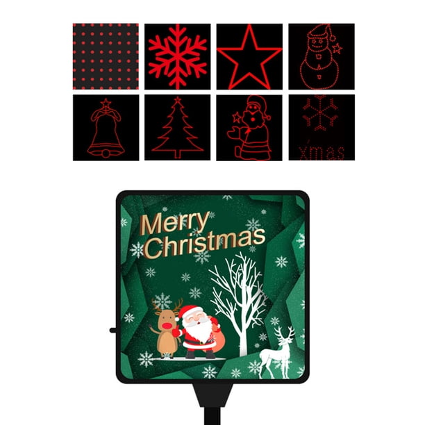 Luz de ambiente USB para coche, luces de proyector de Navidad, lámpara LED Interior activa Abanopi Lámpara de atmósfera