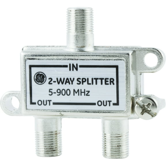GENERAL ELECTRIC 2-Way Signal Splitter, 8 Pack, 63543