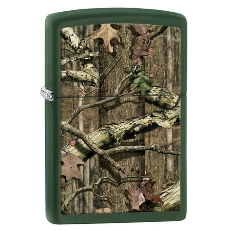 Zippo Green Matte Mossy Oak Break-Up Infinity Pocket Lighter