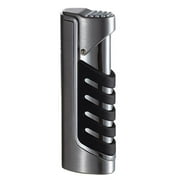 Visol VLR101801 Visol Presa Chrome & Black Wind-Resistant Jet Flame Lighter