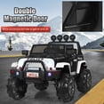thumbnail image 4 of Costway 12V Kids Ride On Truck RC Car Spring Suspension w/ Lights Music Trunk, 4 of 10