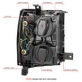 thumbnail image 3 of DNA Motoring For 14-15 Chevy Silverado 1500 OE Style Black Amber Corner Headlight Pair Replacement, 3 of 8